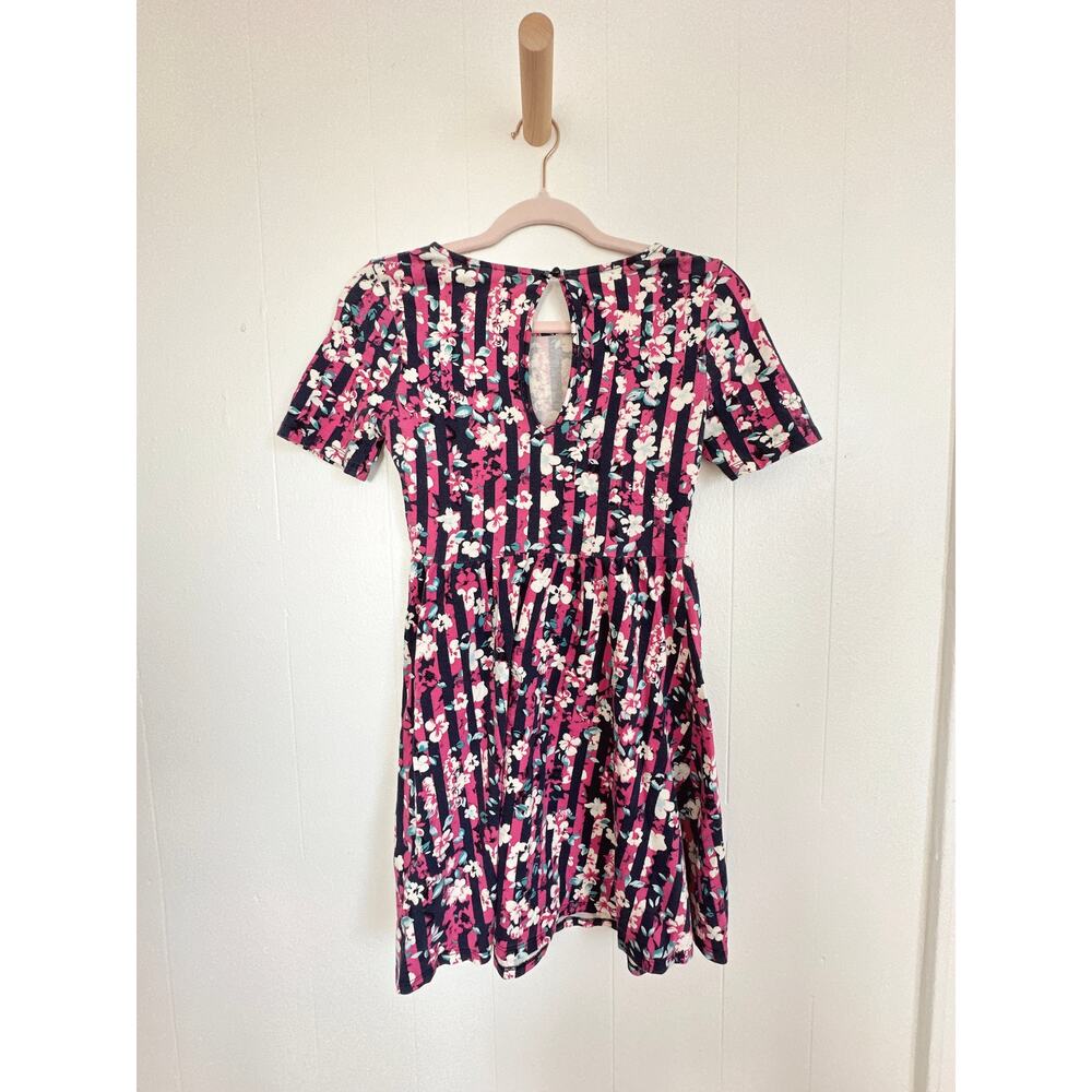 VTG Early 2000s Forever 21 Reversible Mini Dress - Black Cotton Spandex XS/S